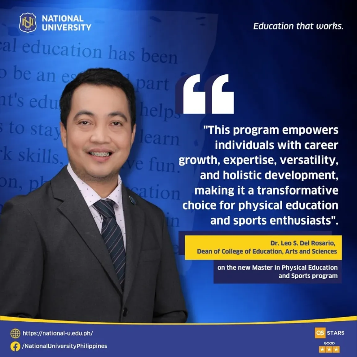 CHED Authorizes NU Manila to Provide Master in Physical Education and Sports Program
