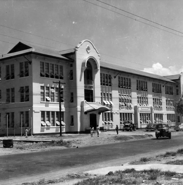 The original NU–Nazareth School building