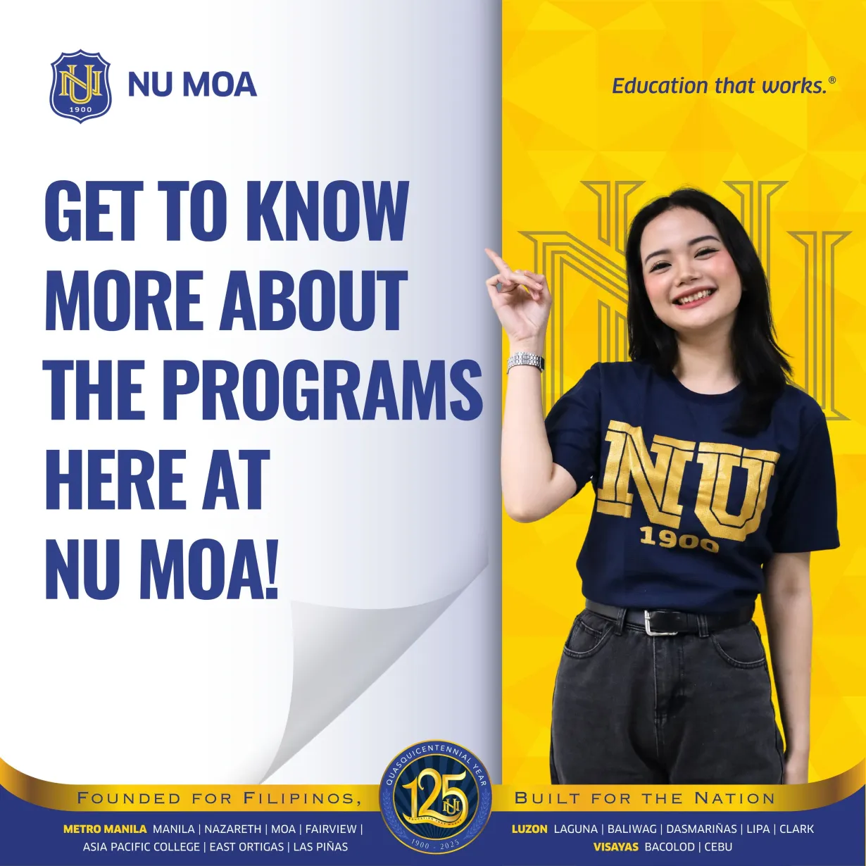 NU MOA campus