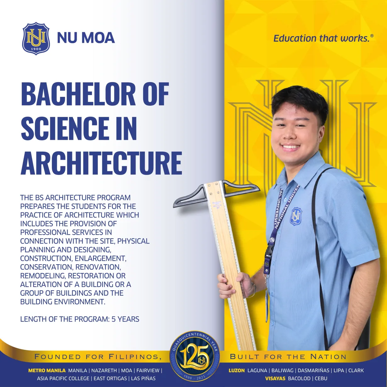NU MOA campus