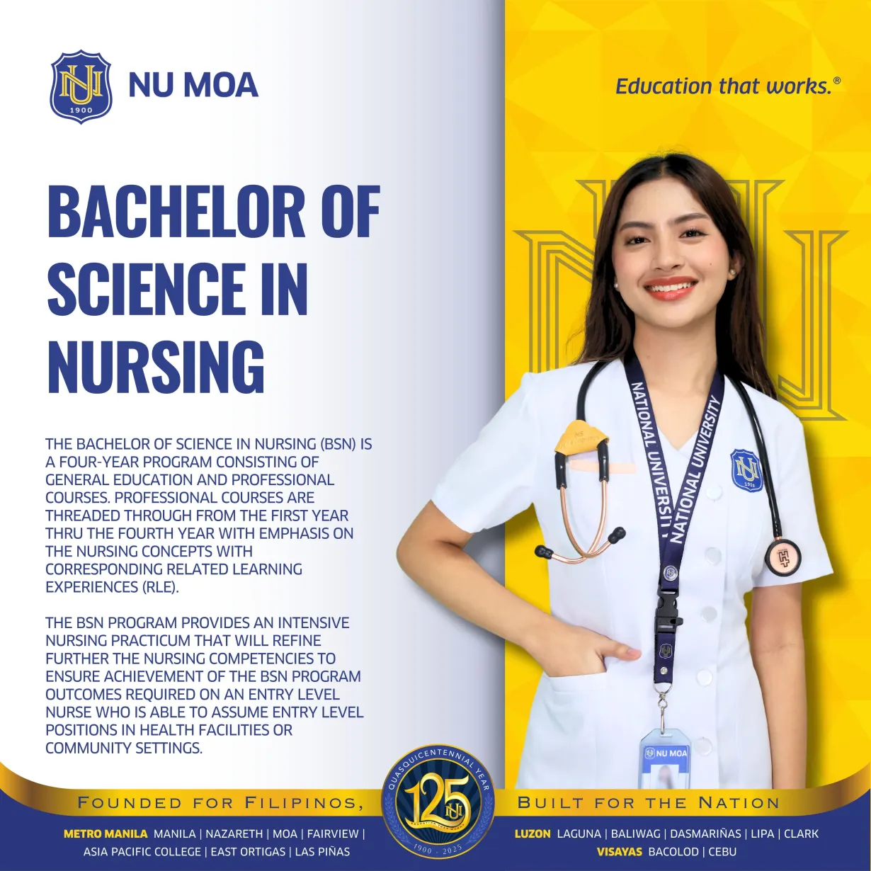 NU MOA campus