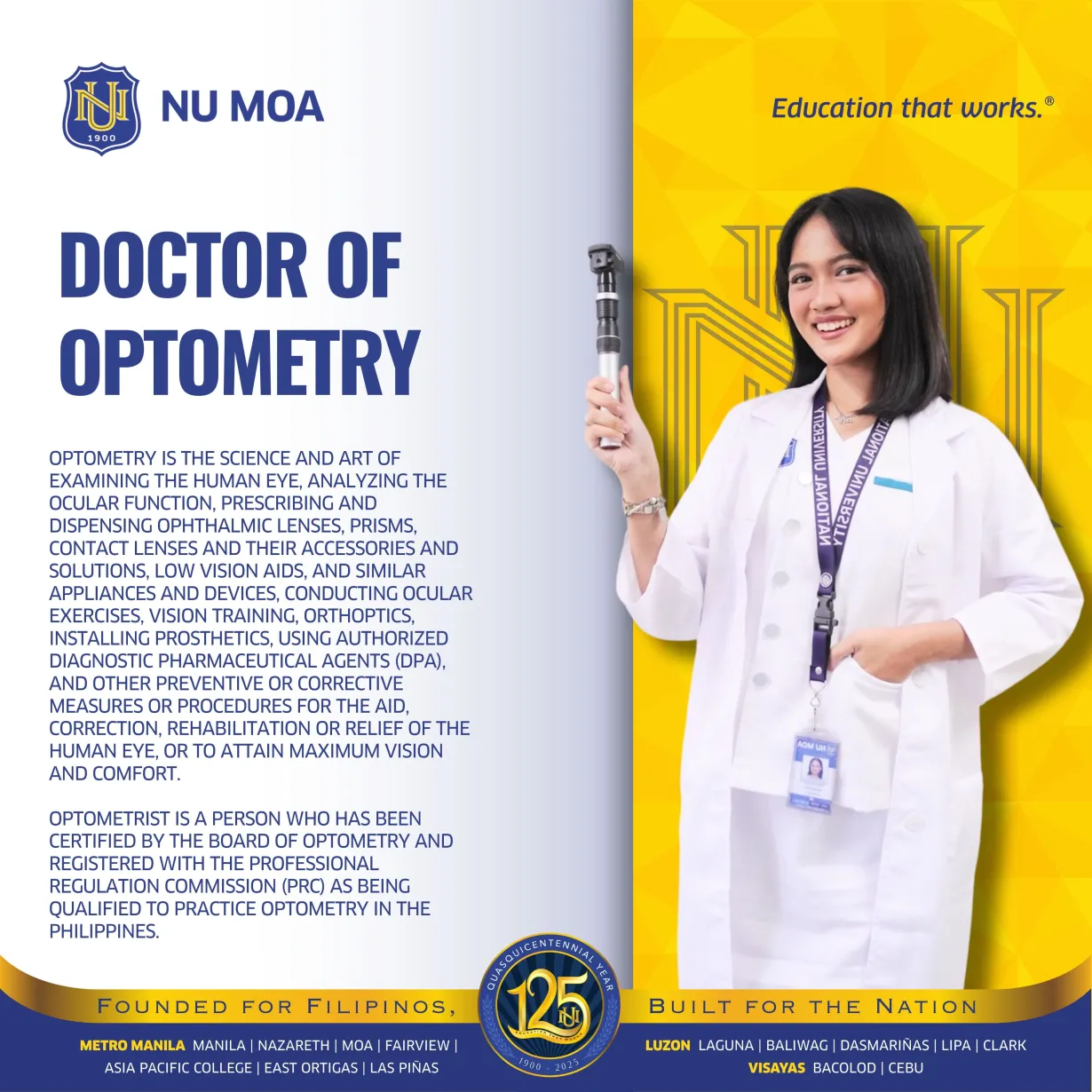 NU MOA campus
