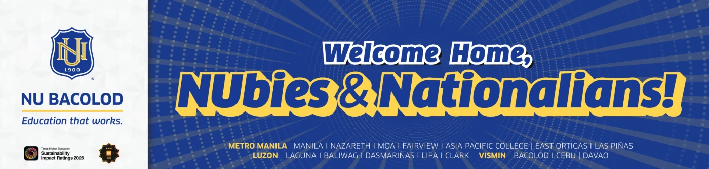 Welcome home, NUbies and Nationalians — NU Bacolod