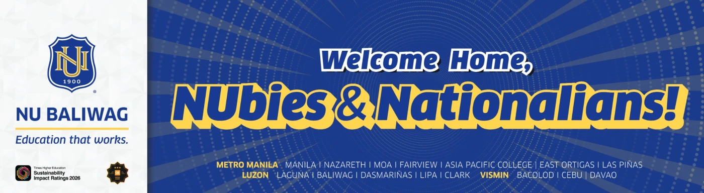 Welcome home, NUbies and Nationalians — NU Baliwag