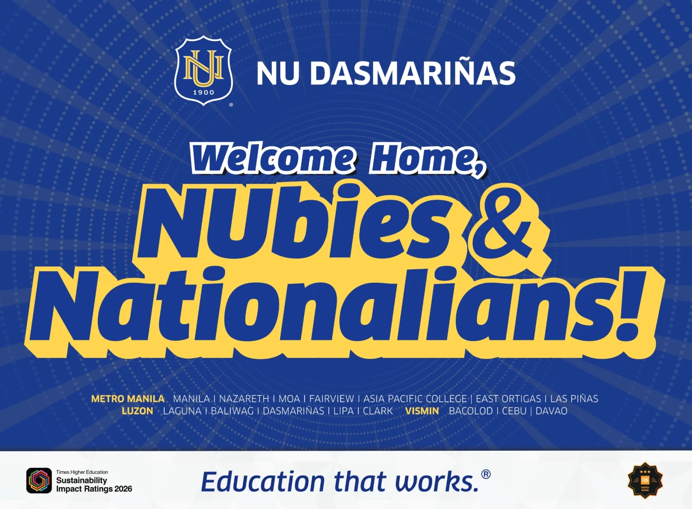 Welcome home, NUbies and Nationalians — NU Dasmariñas