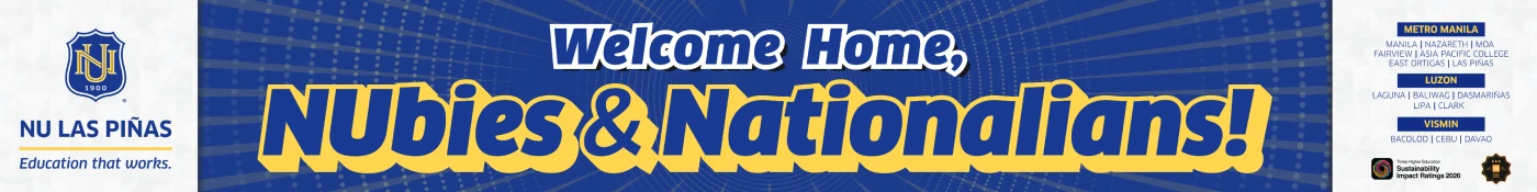 Welcome home, NUbies and Nationalians — NU Las Piñas
